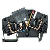 ZSI 6-2/FC LD SULARIKLEMM (FLAT-TYPE PLUG-IN SULAR TYPE C) VEDRU PUNANE LED (KUNI 36VAC/DC) Z-SEERIA