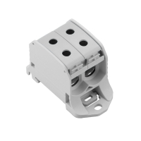 WPD 230 2X50/2X50 GY AL/CU HALL ÜLEMINEKUKLEMM 1 POOLUS 4 LÕPUPUNKTI