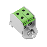 WPD 230 2X50/2X50 GN AL/CU ROHELINE ÜLEMINEKUKLEMM 1 POOLUS 4 LÕPUPUNKTI