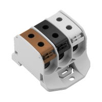 WPD 330 3X50/3X50 1XBN/1XBK/1XGY AL/CU PRUUN/MUST/HALL ÜLEMINEKUKLEMM 3 POOLUST 6 LÕPUPUNKTI