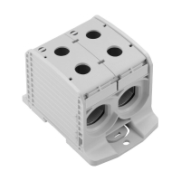 WPD 233 2X300/2X300 GY  AL/CU HALL ÜLEMINEKUKLEMM 1 POOLUS 4 LÕPUPUNKTI