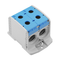 WPD 233 2X300/2X300 BL AL/CU SININE ÜLEMINEKUKLEMM 1 POOLUS 4 LÕPUPUNKTI