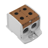 WPD 233 2X300/2X300 BN AL/CU PRUUN ÜLEMINEKUKLEMM 1 POOLUS 4 LÕPUPUNKTI