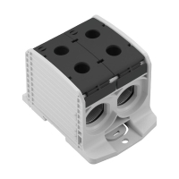WPD 233 2X300/2X300 BK AL/CU MUST ÜLEMINEKUKLEMM 1 POOLUS 4 LÕPUPUNKTI