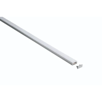 VEGAS LED RIBA ALU PROFIIL 2M W18 H9.5 OPAALKATE+OTSAD KOMPLEKT PINDPAIGALDUSEKS
