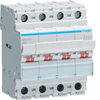 SBN440 MOODULLÜLITI  4P. 40A. 230VAC. 4 MOD. (16/10MM2)