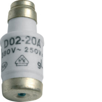 LE1820 SULAR D02 E18 20A 400V GG INDIKAATORIGA,  400 V , 250 V
