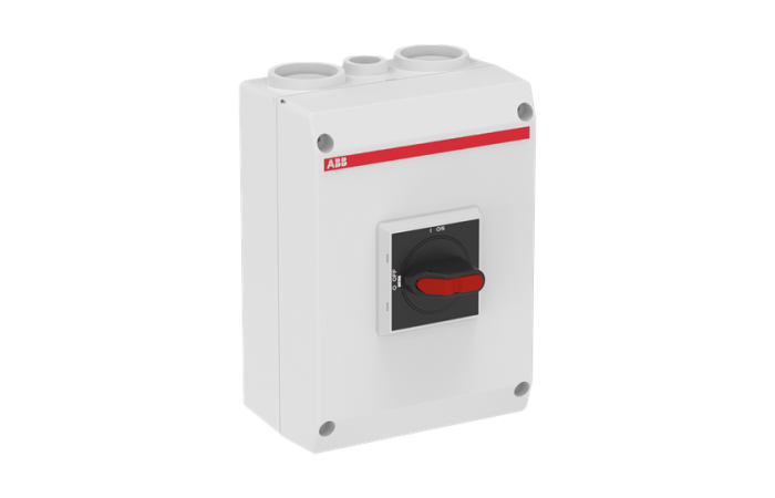 OTP25T3M TURVALÜLITI 3POL+ABIKONTAKT 30A 15kW M32 IP65
