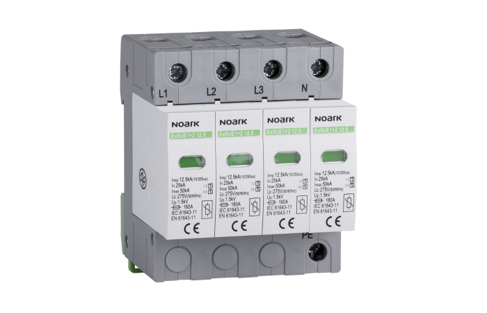 NOARK Ex9UE LIIGPINGEPIIRIK 1+2 (B+C) 12.5kA 275VAC 4P