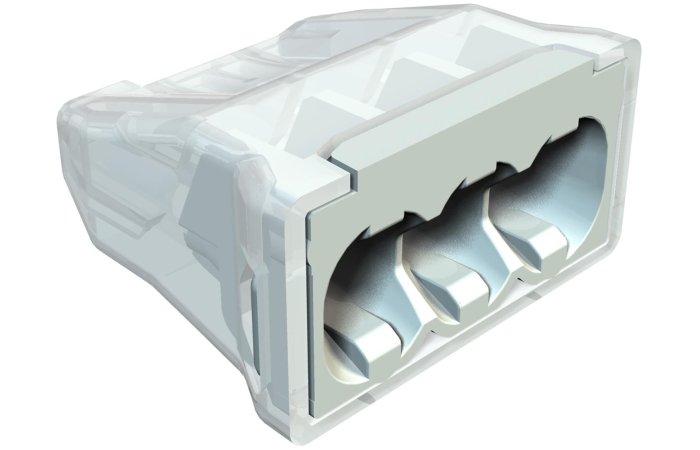 61 325 LGR VEDRUKLEMM KRUVIVABA KLEMM 3X2.5MM² PA HELEHALL 7035