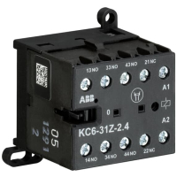 KC6-31Z MINIKONTAKTORI RELEE 110-125VDC 110-125VDC 3NO+1NC ABB