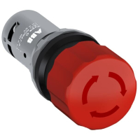 CE3T-10R-11 HÄDASTOPP 30 MM PUNANE PÖÖRATAV 1NO+1NC