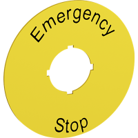 KTC15-1005 SILT "EMERGENCY STOP" PLASTIK