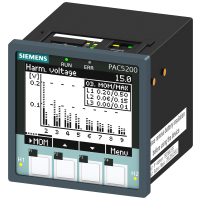 7KM5412-6BA00-1EA2  VÕRGUANALÜSAATOR  VÕRGU KVALITEEDI SALVESTI PAC5200 LCD L-L: 690 V  L-N: 400 V 10A Us=110 … 230 VAC 24 … 250 VDC