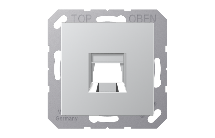 JUNG A 1569-1 WE AL 1XRJ-PESA KATE ALUMIINIUM