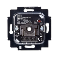 ABB B6523 U-102-500 R.L.C LED 2-100W/VA H32 PÖÖRDDIMMER