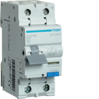 AD910B RIKKEVOOL+KAITSELÜLITI B 2P 6kA 10A 30mA AC-KL